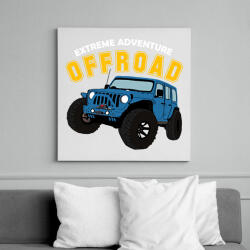 printfashion Jeep - Vászonkép - Fehér (6636904)
