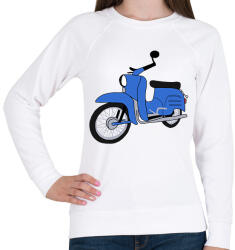 printfashion Simson schwalbe - Női pulóver - Fehér (2933806)
