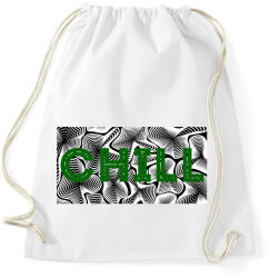 printfashion Sötétzöld CHILL - Sportzsák, Tornazsák - Fehér (13909937)