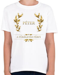 printfashion Péter - Gyerek póló - Fehér (2816352)