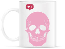 printfashion PInk Skull - Bögre - Fehér (2236115)