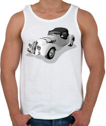 printfashion Autó - Férfi atléta - Fehér (10466904)