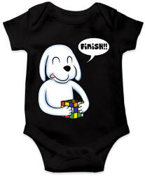 printfashion Rubik Dog - Baba Body - Fekete (15639826)