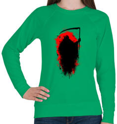 printfashion Kaszás - Női pulóver - Zöld (10645)