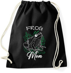 printfashion Frog Mom - Sportzsák, Tornazsák - Fekete (10769111)
