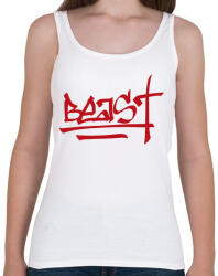 printfashion Beast Design Text Logo - Női atléta - Fehér (817776)