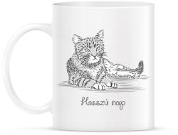 printfashion Egy hosszú nap - Bögre - Fehér (6058083)