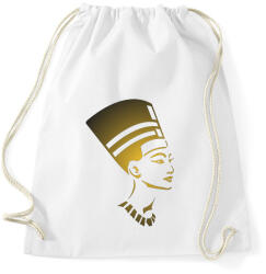 printfashion Egyiptomi női fej - Sportzsák, Tornazsák - Fehér (1724753)