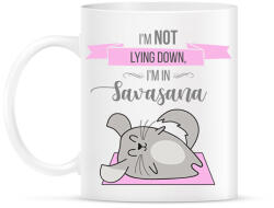 printfashion Savasana - csincsilla - Bögre - Fehér (14489882)
