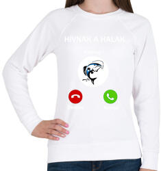 printfashion HÍVNAK A HALAK - Női pulóver - Fehér (11514154)