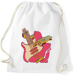 printfashion Basszusgitár - Sportzsák, Tornazsák - Fehér (15679544)