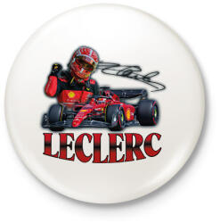 printfashion Leclerc F1 - Kitűző, hűtőmágnes - Fehér (11972499)