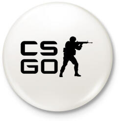 printfashion CS: GO - Kitűző, hűtőmágnes - Fehér (3075773)