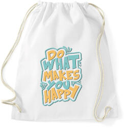 printfashion Tedd ami boldoggá tesz - Sportzsák, Tornazsák - Fehér (11382938)