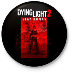 printfashion Dying Light 2 - Kitűző, hűtőmágnes - Fekete (5219228)