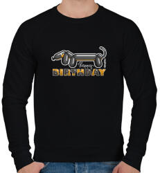 printfashion Lufitacskó Happy birthday felirattal - Férfi pulóver - Fekete (13418883)