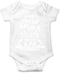 printfashion Pecás apuka - Baba Body - Fehér (1331395)
