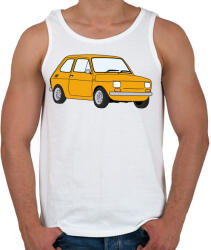 printfashion Fiat Polski - Férfi atléta - Fehér (5100775)