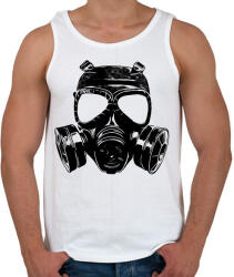 printfashion gáz maszk - Férfi atléta - Fehér (7470012)