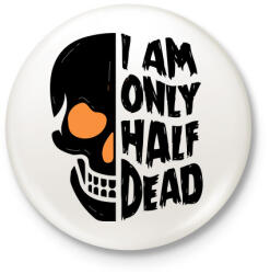 printfashion Félholt - Kitűző, hűtőmágnes - Fehér (3078243)