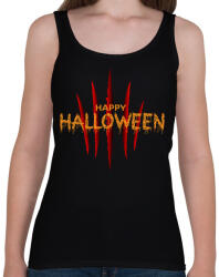 printfashion Boldog Halloween Vörös Karmok - Női atléta - Fekete (5553319)