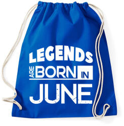 printfashion A legendák júniusban születnek - Sportzsák, Tornazsák - Bright royal (243249)