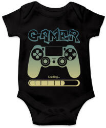 printfashion Gamer - Baba Body - Fekete (5310459)