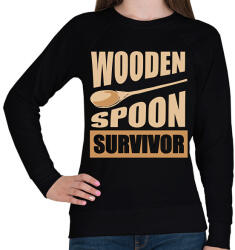 printfashion Wooden spoon - Női pulóver - Fekete (15996891)
