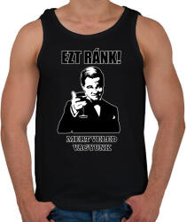 printfashion Ezt ránk! Mert veled vagyunk - Férfi atléta - Fekete (5214675)