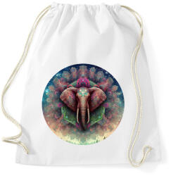 printfashion Elefánt - Sportzsák, Tornazsák - Fehér (14775819)