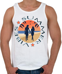 printfashion Nyár - summer vibes - Férfi atléta - Fehér (4952658)