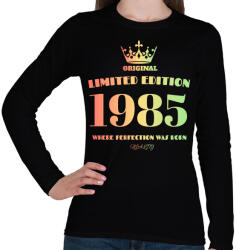 printfashion 1985 - Női hosszú ujjú póló - Fekete (4465350)