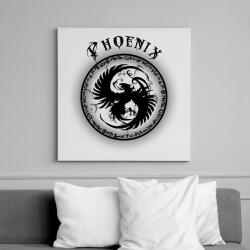 printfashion phoenix - Vászonkép - Fehér (6628858)