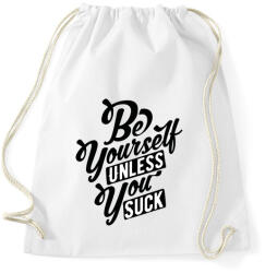 printfashion Légy önmagad - Sportzsák, Tornazsák - Fehér (166844)
