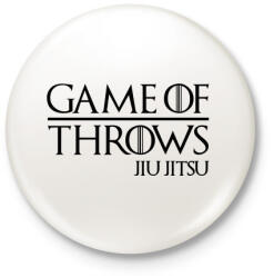 printfashion Game of throws JJ - Kitűző, hűtőmágnes - Fehér (3082991)
