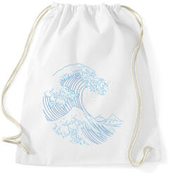 printfashion Hullám - Sportzsák, Tornazsák - Fehér (6098998)