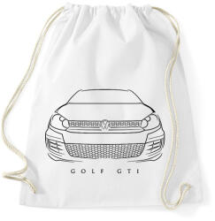 printfashion Volkswagen Golf GTI - Sportzsák, Tornazsák - Fehér (1088714)