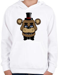printfashion Five nights at Freddy's - fnaf - Gyerek kapucnis pulóver - Fehér (13664257)
