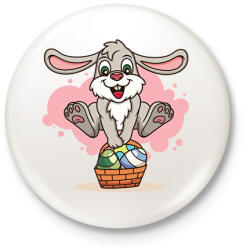 printfashion husvét21 - Kitűző, hűtőmágnes - Fehér (6603698)