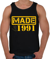 printfashion 1991 - Férfi atléta - Fekete (12812852)