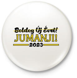 printfashion Jumanji - 2023 - Kitűző, hűtőmágnes - Fehér (10278603)