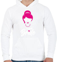 printfashion Team Bride fehér - Férfi kapucnis pulóver - Fehér (12599215)
