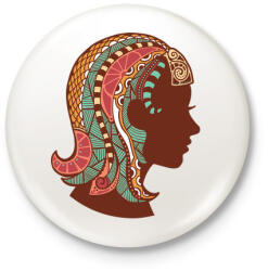 printfashion Színes Szűz horoszkóp - Kitűző, hűtőmágnes - Fehér (3081292)