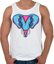 printfashion Elefánt - Férfi atléta - Fehér (1225079)