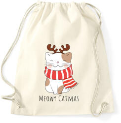 printfashion Agancsos cica - Sportzsák, Tornazsák - Natúr (5465427)