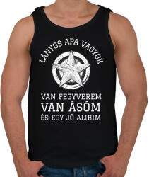 printfashion LÁNYOS APA 2 - Férfi atléta - Fekete (10800699)