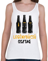 printfashion Legénybúcsú osztag - Női atléta - Fehér (13189320)