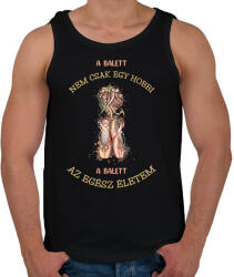 printfashion A balett nem csak egy hobbi - Férfi atléta - Fekete (7165389)