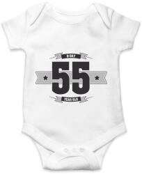 printfashion b-day-55-dark-lightgrey - Baba Body - Fehér (1329957)