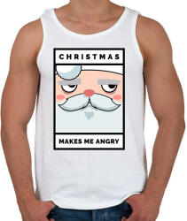 printfashion Mérges Télapó - Férfi atléta - Fehér (10146202)